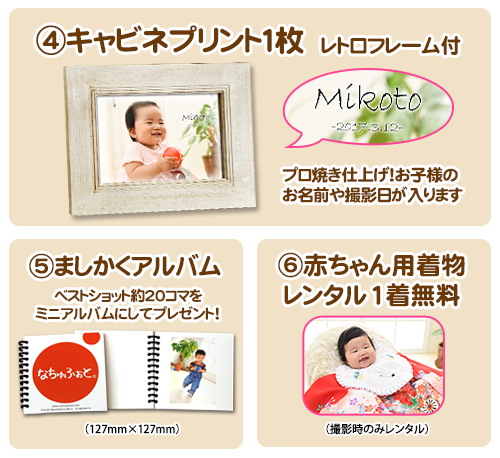 1歳おめでとうセット